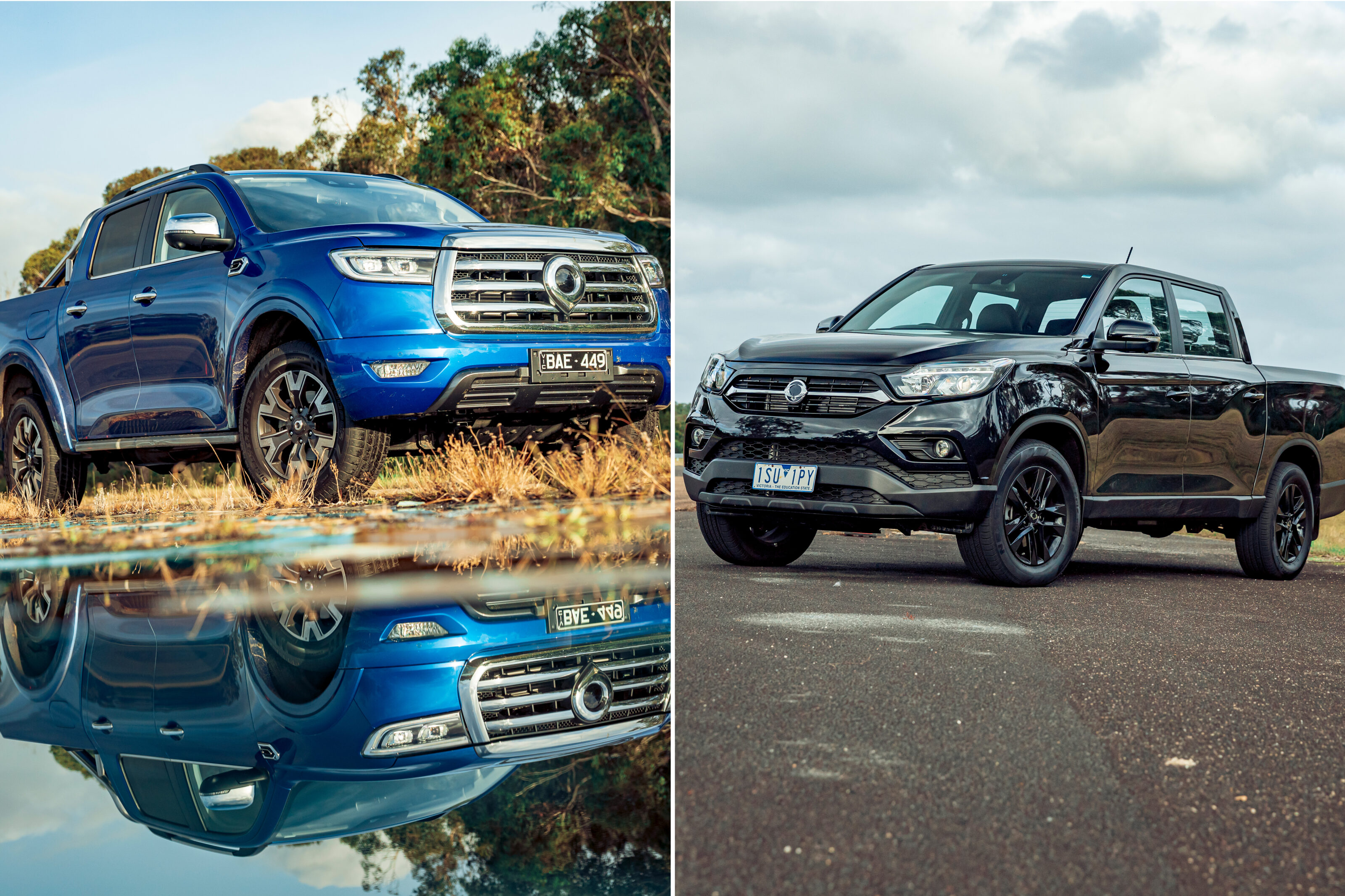 2021 GWM Ute Cannon-L vs Ssangyong Musso XLV Ultimate comparison